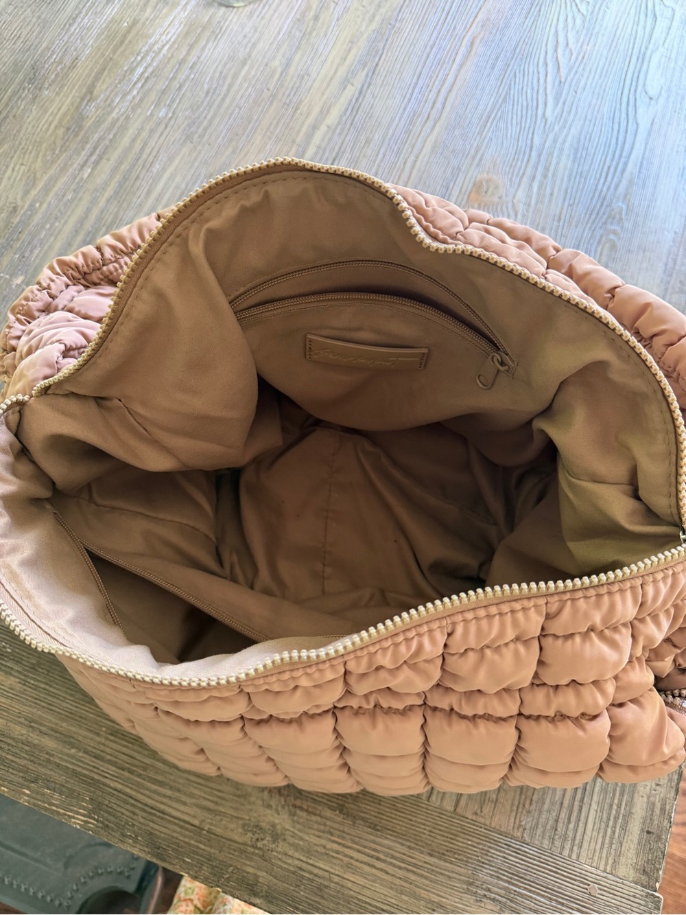 Free People Quilted Carryall Bag - Picture 5 of 6